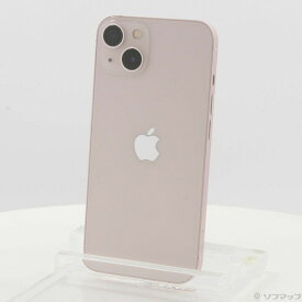 【中古】Apple(アップル) iPhone13 128GB ピンク MLNE3J／A SIMフリー 【258-ud】