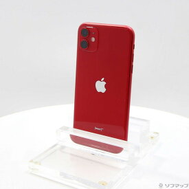 【中古】Apple(アップル) iPhone11 128GB プロダクトレッド MWM32J／A SIMフリー 【247-ud】