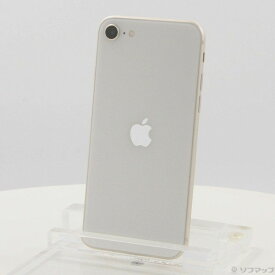 【中古】Apple(アップル) iPhone SE 第3世代 128GB スターライト MMYG3J／A SIMフリー 【269-ud】