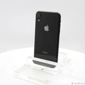 【中古】Apple(アップル) iPhoneXR 64GB ブラック MT002J／A SIMフリー 【381-ud】