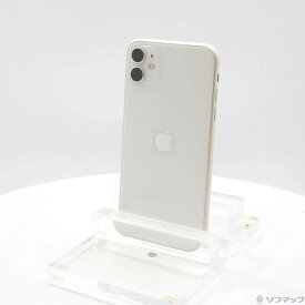 【中古】Apple(アップル) iPhone11 128GB ホワイト MWM22J／A SIMフリー 【276-ud】