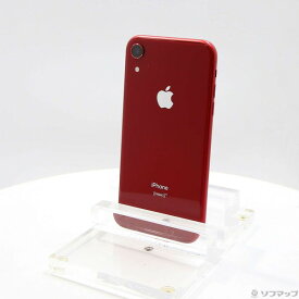 【中古】Apple(アップル) iPhoneXR 128GB プロダクトレッド MT0N2J／A SIMフリー 【269-ud】