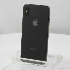 【中古】Apple(アップル) iPhoneXS 64GB スペースグレイ MTAW2J／A SIMフリー 【269-ud】