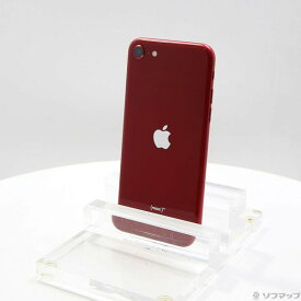【中古】Apple(アップル) iPhone SE 第3世代 64GB プロダクトレッド MMYE3J／A SIMフリー 【352-ud】