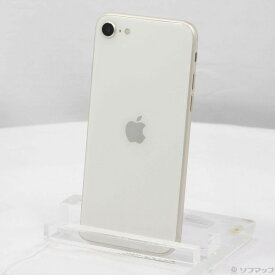 【中古】Apple(アップル) iPhone SE 第3世代 64GB スターライト MMYD3J／A SIMフリー 【258-ud】