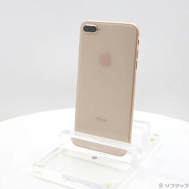 【中古】Apple(アップル) iPhone8 Plus 64GB ゴールド MQ9M2J／A SoftBank 【262-ud】