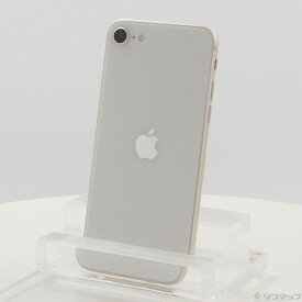 【中古】Apple(アップル) iPhone SE 第3世代 64GB スターライト MMYD3J／A SIMフリー 【384-ud】