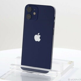 【中古】Apple(アップル) iPhone12 mini 128GB ブルー MGDP3J／A SIMフリー 【349-ud】
