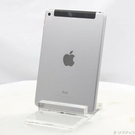 【中古】Apple(アップル) iPad mini 4 128GB スペースグレイ MK762J／A SoftBank 【258-ud】