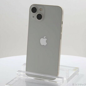 【中古】Apple(アップル) iPhone13 128GB スターライト MLND3J／A SIMフリー 【305-ud】