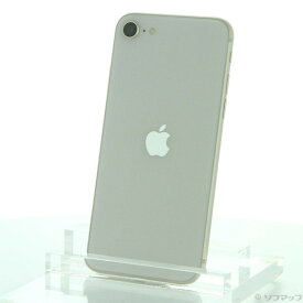 【中古】Apple(アップル) iPhone SE 第3世代 64GB スターライト MMYD3J／A SIMフリー 【262-ud】