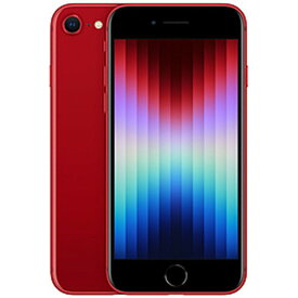 【中古】Apple(アップル) iPhone SE 第3世代 128GB プロダクトレッド MMYH3J／A SIMフリー 【258-ud】