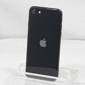 【中古】Apple(アップル) iPhone SE 第3世代 64GB ミッドナイト MMYC3J／A SIMフリー 【262-ud】