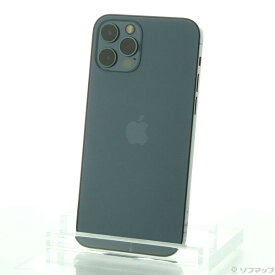 【中古】Apple(アップル) iPhone12 Pro 512GB パシフィックブルー MGMJ3J／A SIMフリー 【305-ud】