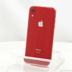 【中古】Apple(アップル) iPhoneXR 128GB プロダクトレッド MT0N2J／A SIMフリー 【262-ud】