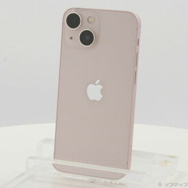 【中古】Apple(アップル) iPhone13 mini 256GB ピンク MLJL3J／A SIMフリー 【348-ud】