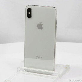 【中古】Apple(アップル) iPhoneXS Max 64GB シルバー MT6R2J／A SoftBank 【344-ud】