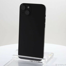 【中古】Apple(アップル) iPhone15 Plus 128GB ブラック MU083J／A SIMフリー 【262-ud】