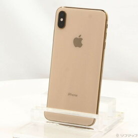 【中古】Apple(アップル) iPhoneXS Max 256GB ゴールド MT6W2J／A SIMフリー 【196-ud】