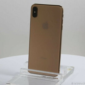 【中古】Apple(アップル) iPhoneXS Max 512GB ゴールド MT702J／A SIMフリー 【377-ud】