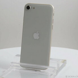 【中古】Apple(アップル) iPhone SE 第3世代 256GB スターライト MMYK3J／A SIMフリー 【258-ud】