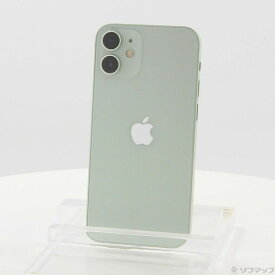 【中古】Apple(アップル) iPhone12 mini 128GB グリーン MGDQ3J／A SIMフリー 【371-ud】