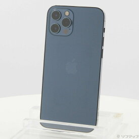 【中古】Apple(アップル) iPhone12 Pro 256GB パシフィックブルー MGMD3J／A SIMフリー 【262-ud】