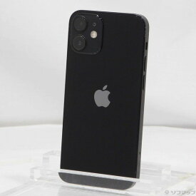 【中古】Apple(アップル) iPhone12 mini 256GB ブラック MGDR3J／A SIMフリー 【252-ud】
