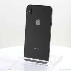 【中古】Apple(アップル) iPhoneXS Max 64GB スペースグレイ NT6Q2J／A SIMフリー 【344-ud】