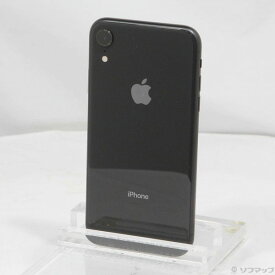 【中古】Apple(アップル) iPhoneXR 64GB ブラック MT002J／A SIMフリー 【348-ud】
