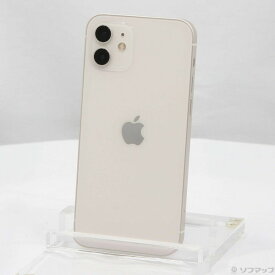 【中古】Apple(アップル) iPhone12 128GB ホワイト MGHV3J／A SoftBank 【305-ud】