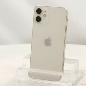 【中古】Apple(アップル) iPhone12 mini 256GB ホワイト MGDT3J／A SIMフリー 【305-ud】