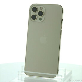 【中古】Apple(アップル) iPhone12 Pro Max 256GB ゴールド MGD13J／A SIMフリー 【381-ud】