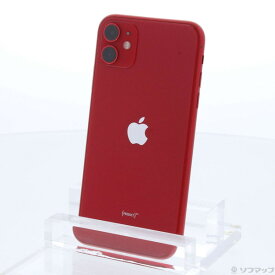 【中古】Apple(アップル) iPhone11 128GB プロダクトレッド MWM32J／A SoftBank 【371-ud】