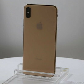【中古】Apple(アップル) iPhoneXS Max 64GB ゴールド MT6T2J／A SIMフリー 【258-ud】