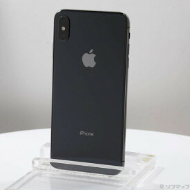 【中古】Apple(アップル) iPhoneXS Max 256GB スペースグレイ NT6U2J／A SIMフリー 【258-ud】