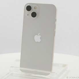 【中古】Apple(アップル) iPhone13 128GB スターライト MLND3J／A SIMフリー 【377-ud】