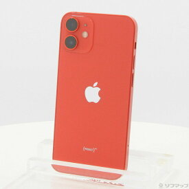 【中古】Apple(アップル) iPhone12 mini 256GB プロダクトレッド MGDU3J／A SIMフリー 【352-ud】