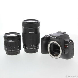 【中古】Canon(キヤノン) EOS Kiss X10 ダブルズームキット ブラック 【276-ud】