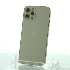 【中古】Apple(アップル) iPhone12 Pro 128GB ゴールド MGM73J／A SIMフリー 【305-ud】
