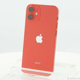 【中古】Apple(アップル) iPhone12 mini 256GB プロダクトレッド MGDU3J／A SIMフリー 【295-ud】
