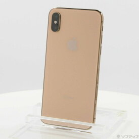 【中古】Apple(アップル) iPhoneXS 256GB ゴールド MTE22J／A SIMフリー 【344-ud】