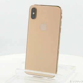 【中古】Apple(アップル) iPhoneXS 256GB ゴールド MTE22J／A SIMフリー 【344-ud】