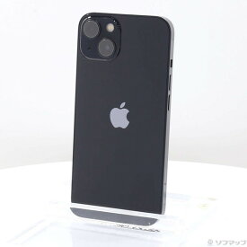 【中古】Apple(アップル) iPhone13 256GB ミッドナイト MLNH3J／A SIMフリー 【262-ud】
