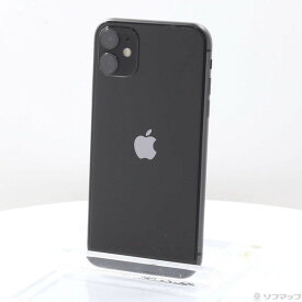 【中古】Apple(アップル) iPhone11 64GB ブラック MHDA3J／A SIMフリー 【258-ud】