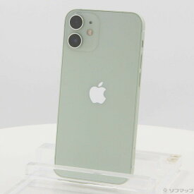【中古】Apple(アップル) iPhone12 mini 64GB グリーン MGAV3J／A SIMフリー 【269-ud】