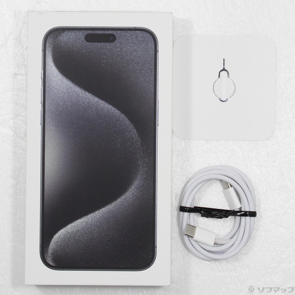 Apple(アップル) iPhone15 Pro Max 1TB ブラックチタニウム MU6Y3J／A SIMフリー