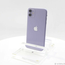 【中古】Apple(アップル) iPhone11 128GB パープル MWM52J／A SIMフリー 【348-ud】