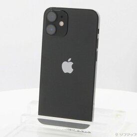 【中古】Apple(アップル) iPhone12 mini 128GB ブラック MGDJ3J／A SIMフリー 【305-ud】