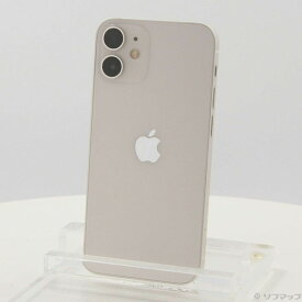 【中古】Apple(アップル) iPhone12 mini 128GB ホワイト MGDM3J／A SIMフリー 【305-ud】
